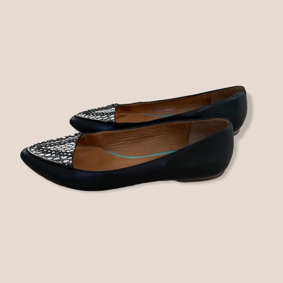 Coach Women’s Oakland 5.5 Flats Black Snake Shoe - Picture 5 of 6